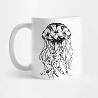 Floral Jellyfish Mug